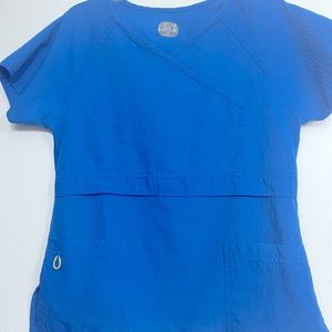 Wonder wink royal blue medium scrubs set